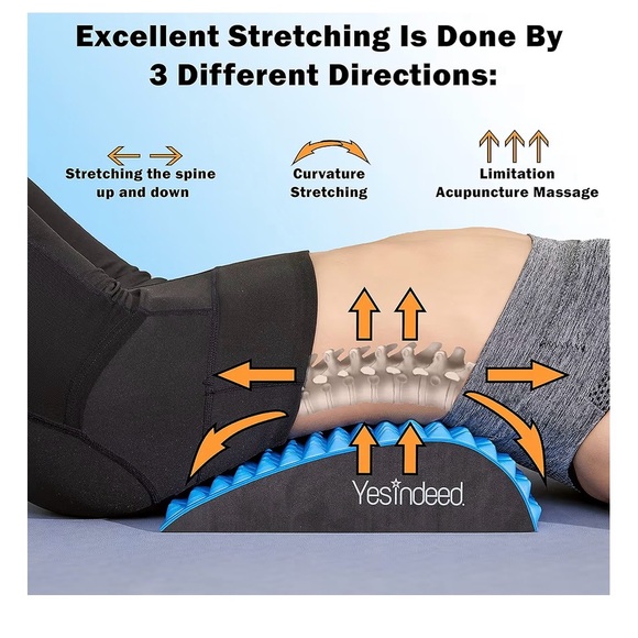 Blue Back Support Pillow - Picture 2 of 5